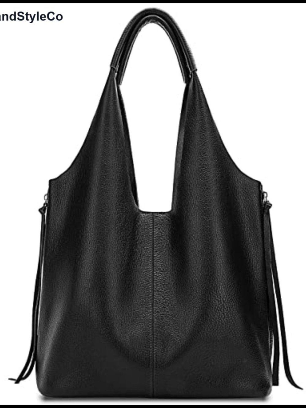 Genuine Leather Hobo Bag Large Slouchy Tote Purse Shoulder Handbag Laptop